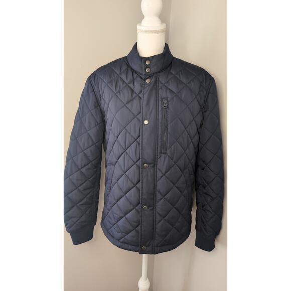 Banana Republic Other - Banana Republic Mens Medium Quilted Jacket Navy Preppy Lightweight